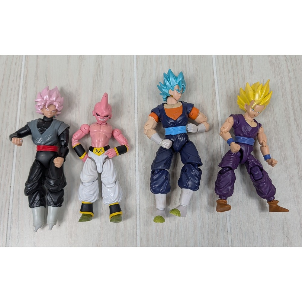 Bandai Dragon Ball Stars Action Figure Lot Goku Buu Vegito Gohan READ USED